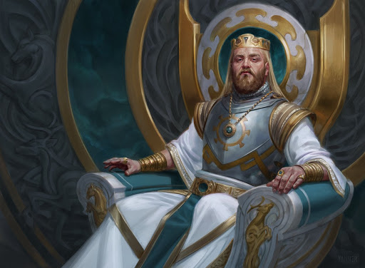 Kenrith, the Returned King art by Kieran Yanner for Magic: The Gathering